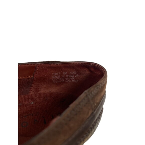 Casual Brown Suede Slip On Low Heel Walking Shoe Privo By Clark’s Size 8 - Picture 7 of 11